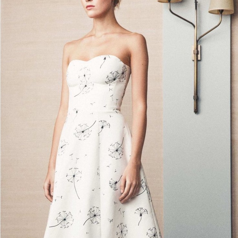 🌼 Vika Gazinskaya x & Other Stories “Dandelion” Strapless Dress - 2014